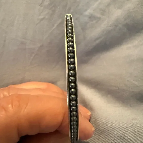 LAGOS Silver and Black Onyx Beaded Bracelet - Picture 2 of 4